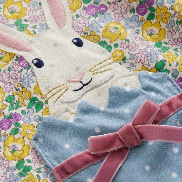 NEW Mini Boden Appliqué Jersey Tunic - Picture 2 of 5